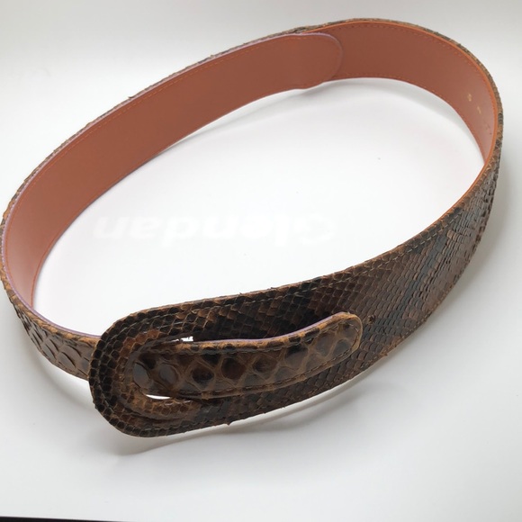 VTG Jana Python Belt Size Small Bohemian - Picture 1 of 15